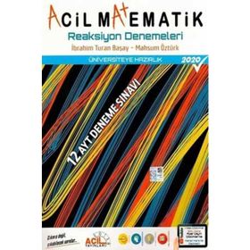 Acil Yayınları AYT Acil Matematik Reaksiyon 12 li Denemeleri