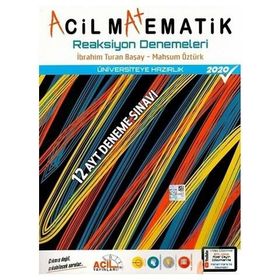 Acil Yayınları AYT Acil Matematik Reaksiyon 12 li Denemeleri