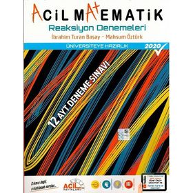 Acil Yayınları AYT Acil Matematik Reaksiyon 12 li Denemeleri