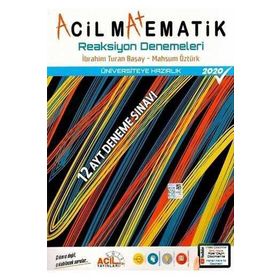 Acil Yayınları AYT Acil Matematik Reaksiyon 12 li Denemeleri