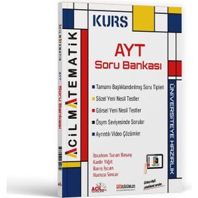 Acil Yayınları AYT Matematik Kurs Soru Bankası