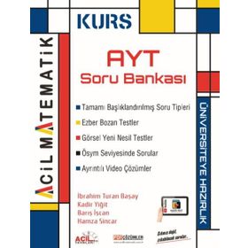Acil Yayınları AYT Matematik Kurs Soru Bankası
