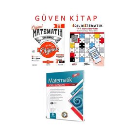 Acil Yayınları Bilgi Sarmal Yayınları Orijinal Yayınları Muhteşem Üçlü TYT Matematik Soru Bankaları