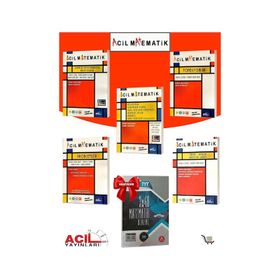 Acil Yayınları Matematik Fasikül 5'li Set Çıkmış Sorular Hediyeli 6 Kaynak Matematik Fasikül