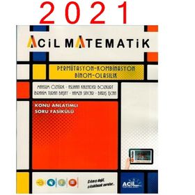 Acil Yayınları Matematik Permütasyon Kombinasyon Binom Olasılık