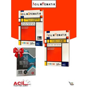 Acil Yayınları - Permütasyon-Kombinasyon-Binom-Olasılık-Fonksiyonlar Çıkmış Sorular 3 Kaynak