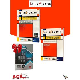 Acil Yayınları - Permütasyon-Kombinasyon-Binom-Olasılık-Fonksiyonlar Çıkmış Sorular 3 Kaynak