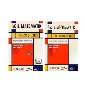 Acil Yayınları - Trigonometri ve Fonksiyonlar Seti 2 Kitap
