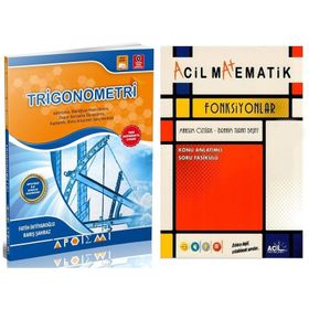 Acil Yayınları - Trigonometri ve Fonksiyonlar Seti 2 Kitap