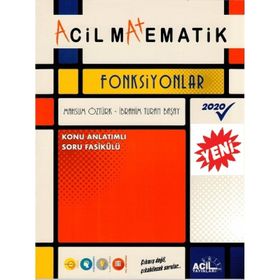 Acil Yayınları TYT Matematik Acil Fonksiyonlar Konu Anlatımlı Soru Fasikülü