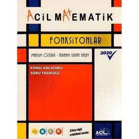 Acil Yayınları TYT Matematik Acil Fonksiyonlar Konu Anlatımlı Soru Fasikülü