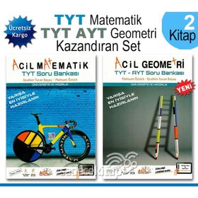 Acil Yayınları TYT Matematik - TYT AYT Geometri Seti 2 Kitap - Kollektif