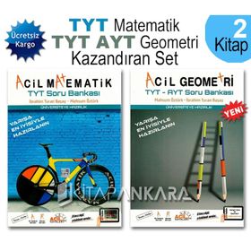 Acil Yayınları TYT Matematik - TYT AYT Geometri Seti 2 Kitap - Kollektif
