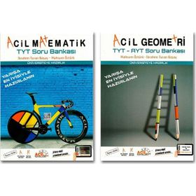 Acil Yayınları TYT Matematik - TYT AYT Geometri Seti 2 Kitap - Kollektif