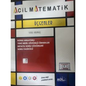 Acil Yayınları YKS TYT AYT 2023 Üçgenler Konu Anlatımlı Soru Fasikülü