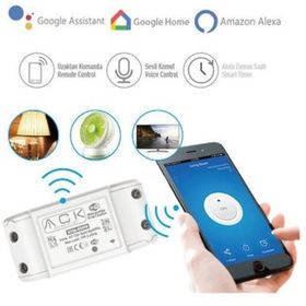 ACK 10 A 2000 W Wi-Fi Akıllı Anahtar