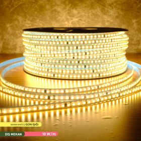 ACK 120 Ledli 3000K Gün Işığı 220 V 10 W 100 m Şerit Led