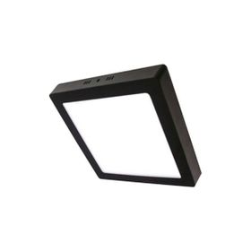 ACK 18W Sıva Üstü Beyaz Kare Siyah Kasa Led Panel Armatür
