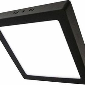 ACK 18W Sıva Üstü Beyaz Kare Siyah Kasa Led Panel Armatür