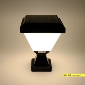 ACK 3000k Solar Günışığı Set Üstü Kazıklı Şeffaf Güneş Enerjili Led Bahçe Armatürü
