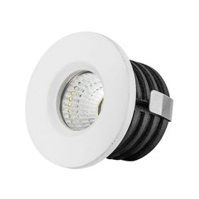 ACK 3W Beyaz Led Yıldız Beyaz Kasa Spot Armatür