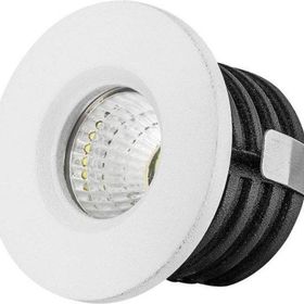 ACK 3W Beyaz Led Yıldız Beyaz Kasa Spot Armatür