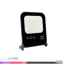 ACK 6500k Beyaz Işık 30 W SMD Led Projektör