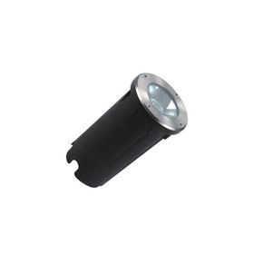 ACK 6605-001 7 Watt Mat Krom 6500K Ip67 Beyaz Led Yer Armatürü