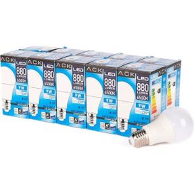 ACK AA13-00923 9W E27 6500K Beyaz LED A60 10 Adet Ampul