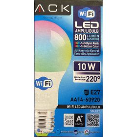 ACK AA14-60920 10 W 6.500K Beyaz 220 VAC Akıllı Led Ampul