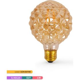 ACK AB47-00420 G95 2200K 4 Rustik Led Ampül