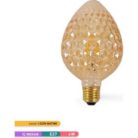 ACK AB47-00420 G95 2200K 4 Rustik Led Ampül