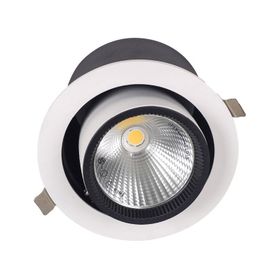 ACK AD36-00610 4000K Ilık Beyaz 30 Watt Beyaz Kasa Osram Cob Led Salyangoz Spot Armatür