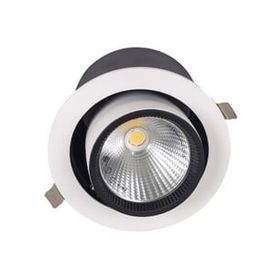 ACK AD36-00610 4000K Ilık Beyaz 30 Watt Beyaz Kasa Osram Cob Led Salyangoz Spot Armatür