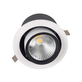 ACK AD36-00610 4000K Ilık Beyaz 30 Watt Beyaz Kasa Osram Cob Led Salyangoz Spot Armatür