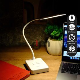 ACK AF11-10016 Ayarlanabilir Şarjlı LED Masa Lambası