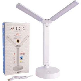 ACK AF11-10018 Beyaz Şarj Edilebilir Masa Lambası
