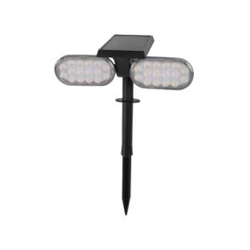 ACK AG60-02801 8W/H 3000K Günışığı Solar Led Kazıklı İkili Çim Armatürü