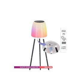 ACK AG60-06851 IP54 Led Ayaklı Siyah Solar Aplik