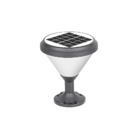 ACK AG60-07801 8W/H 3000K Günışığı Yuvarlak Solar Led Bahçe Armatürü