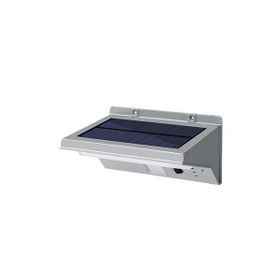 ACK AG60-07851 Beyaz Hareket Sensörlü Solar Duvar Apliği