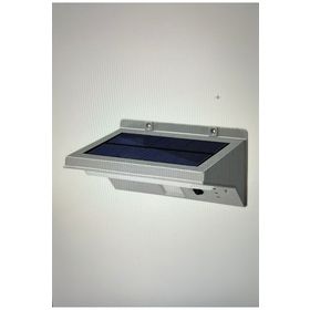ACK AG60-07851 Beyaz Hareket Sensörlü Solar Duvar Apliği