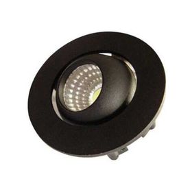 ACK AH06-00311 4000K Ilık Beyaz 3 Watt Siyah Kasa Sıva Altı Led Spot Armatür