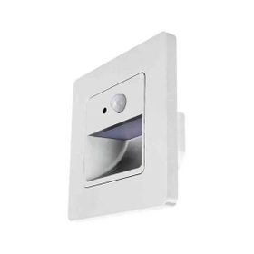 ACK AH07-00400 1 Watt Beyaz Kasa 3000K Sensörlü Merdiven Duvar Armatürü