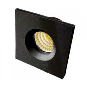 ACK AH07-01731 6500K Beyaz 3 Watt Siyah Kasa Sıva Altı Led Spot Armatür