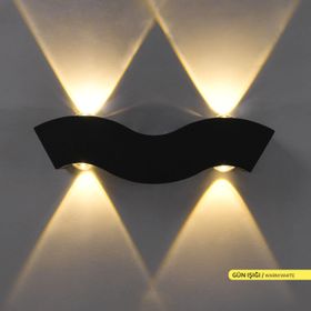 ACK AH07-07501 4 W Çift Yönlü Led Duvar Aplik İç ve Dış Mekan Dekoratif Aydınlatma