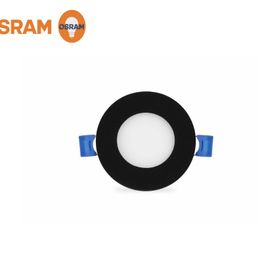 ACK AP01-00301 Yuvarlak 3w Günışığı 3000k Siyah Kasa Slim Led Panel
