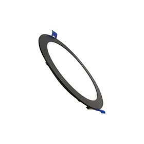 ACK AP01-01211 4000K Ilık Beyaz 12 Watt Siyah Kasa Sıva Altı Yuvarlak Led Panel Armatür