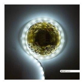 ACK AS01-00303 14.4W 12V 6500K Beyaz Üç Çip 60 Ledli Silikonsuz Şerit Led