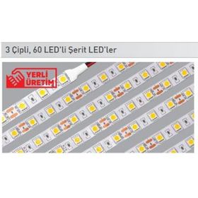 ACK AS01-00303 6500K 3 Çipli 60 Şerit LED